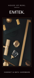 Emtek: Brochure de poche pour Armoires et Matériel de Salle de Bain