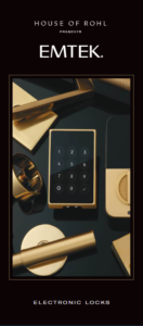 Emtek: Brochure de poche pour serrure électronique